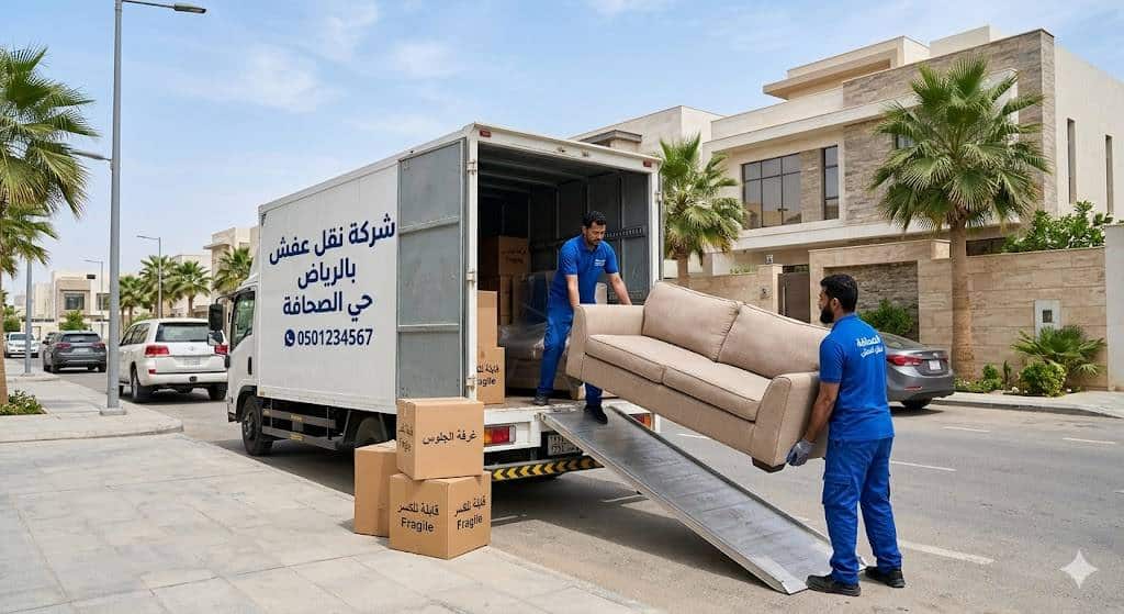 شركة نقل عفش في حي الصحافة بالرياض | خدمات نقل آمنة وسريعة