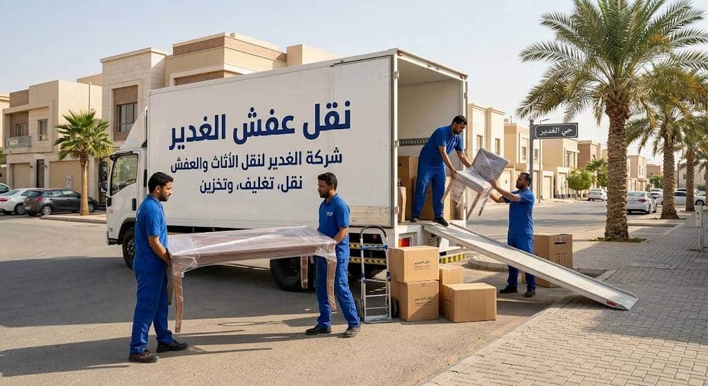 شركة نقل عفش في حي الغدير | خدمات نقل آمنة وسريعة ومضمونة